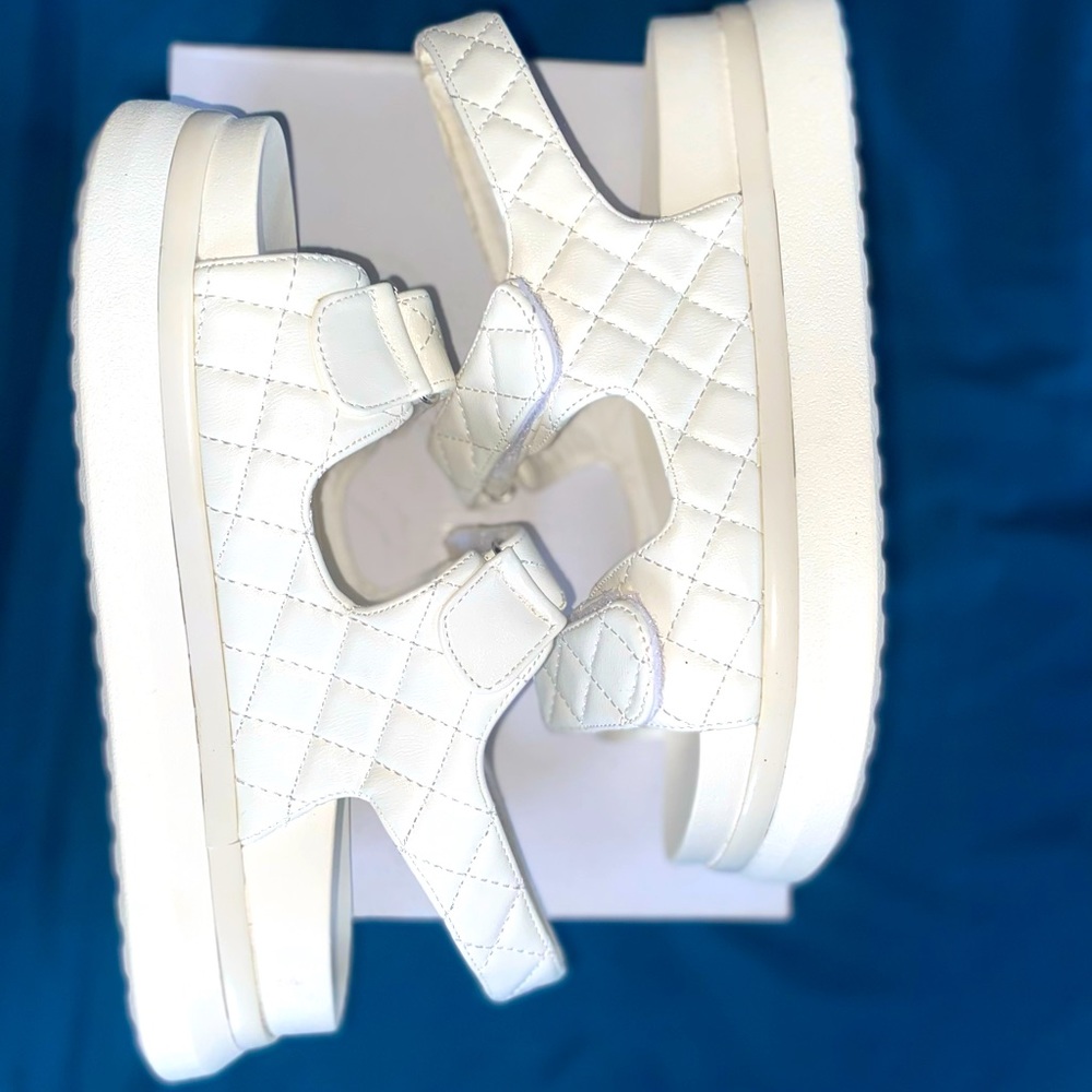 White Platform Sandals